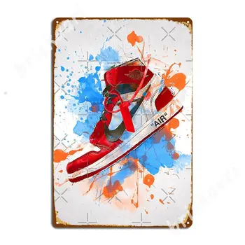 Hypebeast Stenski Dekor | Sneakerhead Umetnosti Kovine Znaki Stenski Dekor Tiskanje Zidana Stena Zidana Tin prijavite Plakati 56023